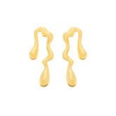 Brinco Dourado Orgânico de Gota Flore