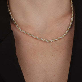 Colar Baiano Dourado e Prateado Flore